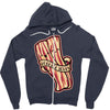 bacon forever Zipper Hoodie
