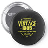 vintage 1985 Pin-back button
