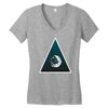 Abstract Planet Women's V-Neck T-Shirt
