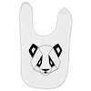 Geometric Panda Baby Bibs