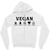 VEGAN Zipper Hoodie