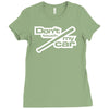 don&acute;t touch my car Ladies Fitted T-Shirt