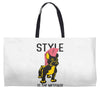 style is the message Weekender Totes