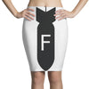 dropping f bomb Pencil Skirts