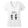 you stole my heart 3 Women's V-Neck T-Shirt
