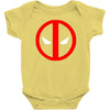 deadpool logo avengers marvel comics gift Baby Onesie