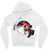 samurai jack and aku yin yang Zipper Hoodie