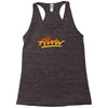 new alva skateboard skate decks logo Racerback Tank