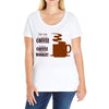coffee lovers Ladies Curvy T-Shirt