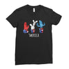 4th of July Ladies Fitted T-Shirt