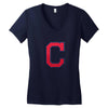 alphabet C Women's V-Neck T-Shirt