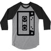 retro cassette 3/4 Sleeve Shirt