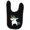 DABBİNG LEPRECHAUN UNİCORN Baby Bibs