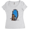 the looking glass Women's Triblend Scoop T-shirt