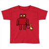 bird powered robot Toddler T-shirt