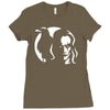 the crow die krahe horror Ladies Fitted T-Shirt