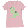 alien believe space sci fi ufo nerd Ladies Fitted T-Shirt