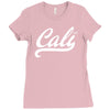 cali black logo Ladies Fitted T-Shirt
