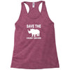 chubby unicorn Racerback Tank