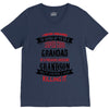 Super Cool Grandad Of A Freaking Awesome Grandson V-Neck Tee