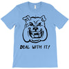 deal with it angry pitbul T-Shirt