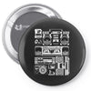 radios Pin-back button
