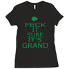 keep calm ireland Ladies Fitted T-Shirt