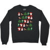 christmas pixel Crewneck Sweatshirt