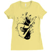 drowning Ladies Fitted T-Shirt