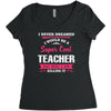 i never dreamed i would be a super cool teacher. but here i am killing Women's Triblend Scoop T-shirt