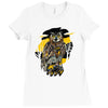 sundown owl Ladies Fitted T-Shirt