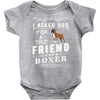 true friend (boxer) Baby Bodysuit