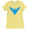 distressed nightwing Ladies Fitted T-Shirt