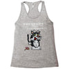 anxious cat Racerback Tank