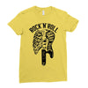 rock and roll Ladies Fitted T-Shirt