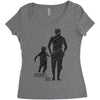 father's day Women's Triblend Scoop T-shirt
