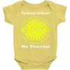 political the 80's 60's hippy anti capitalism Baby Onesie