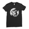 moon dovahkiin Ladies Fitted T-Shirt