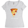 i love pizza! Women's Triblend Scoop T-shirt