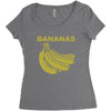 bananas Women's Triblend Scoop T-shirt