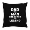 Dad The Man The Myth The Legend - Son of a Legend Family Matching Throw Pillow