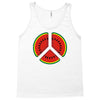 watermelon peace sign Tank Top