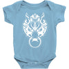 fenrir wolf motif Baby Onesie