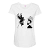 khabib vs mcgregor Maternity Scoop Neck T-shirt