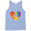 Rainbow Equality Heart Tank Top