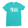 bad meets evil mask Ladies Fitted T-Shirt
