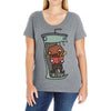 delicious aqua teens Ladies Curvy T-Shirt