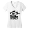 Queens Are Born In December Women's V-Neck T-Shirt