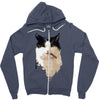 cat1 Zipper Hoodie