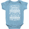 Real Kings Are Born On December 29 Baby Onesie